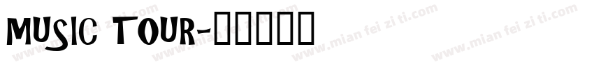 MUSIC TOUR字体转换